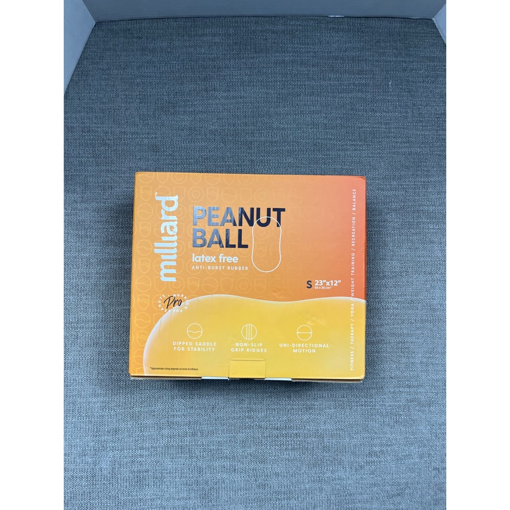 Milliard Peanut Ball Exercise Therapy Small Orange Fitness Yoga Core